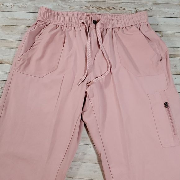 Avalanche Briger Ripstop Ankle Pants Dusty‎ Rose Joggers Size Large - Picture 3 of 10
